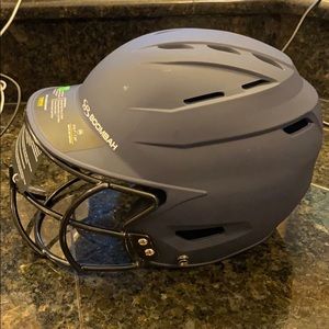 🥎 Boombah NWT navy blue fast pitch helmet 🥎